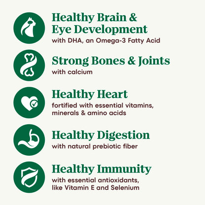 Benefits of Nutro Wholesome Essentials Chicken & Brown Rice Early Development Kitten Dry Cat Food 5-lb