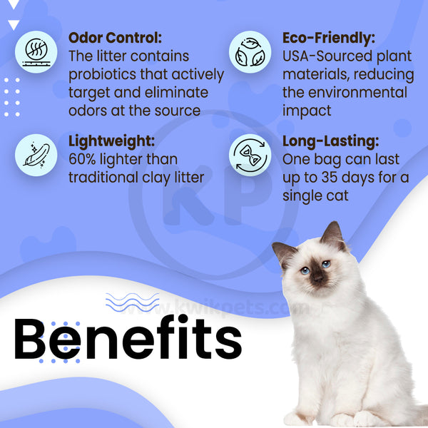 Benefits of Boxiecat Air Lightweight Extra Strength Premium Clumping Cat Litter 11.5-lb