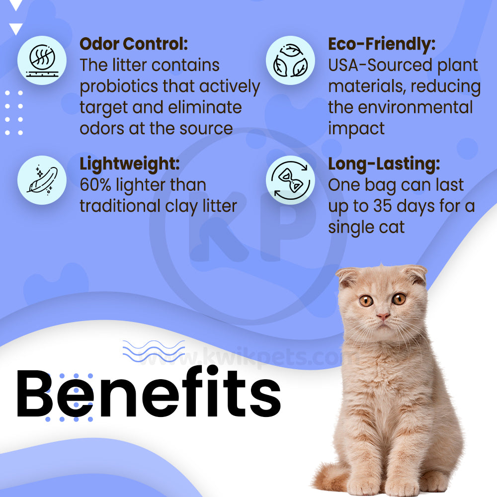 Benefits of Boxiecat Air Lightweight Extra Strength Premium Clumping Cat Litter 6.5-lb