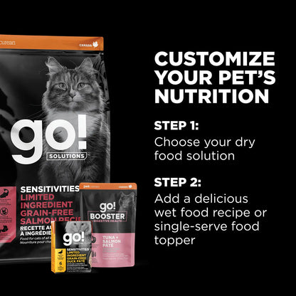 Cross Sell Product of Petcurean Go! Solutions Sensitivities Limited Ingredient Grain-Free Dry Cat Food Salmon 3-lb
