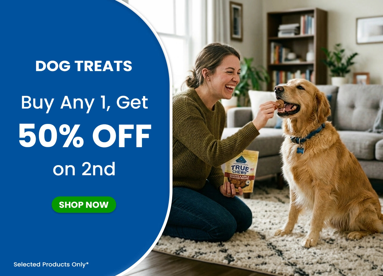 50% off on 2nd Dog Treats