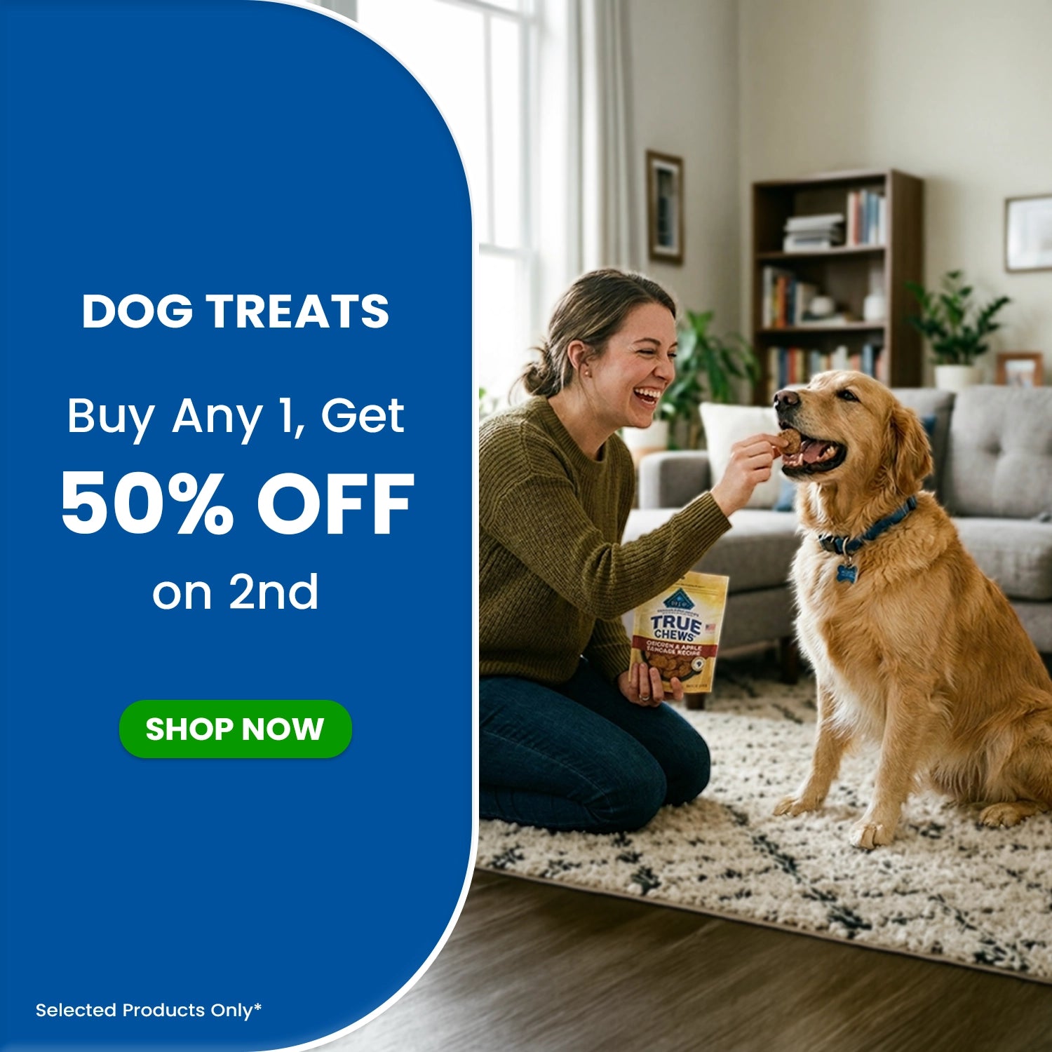 50% off on 2nd Dog Treats