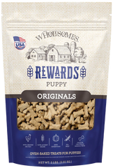 Wholesomes Rewards Puppy Originals Biscuits Oven-Baked Dog Treats Chicken 2-lb