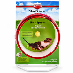 Kaytee Silent Spinner Wheel for Small Animals Clear Regular 6.5-in