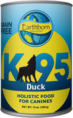 Earthborn Holistic K95 Grain-Free Meat Protein Wet Dog Food Duck 13-oz