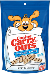 Canine Carry Outs Dog Treats Chicken Flavor 4.5-oz