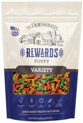 Wholesomes Rewards Puppy Variety Biscuit Oven-Baked Dog Treats Chicken 2-lb