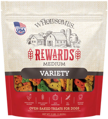 Wholesomes Rewards Medium Variety Biscuit Oven-Baked Dog Treats Chicken 3-lb