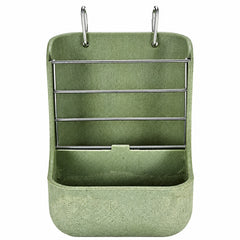 Kaytee Hay & Food Bin Feeder with Quick Locks 5.75 in X 6 in X 7 in