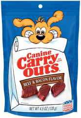 Canine Carry Outs Dog Treats Bacon & Beef Flavor 4.5-oz
