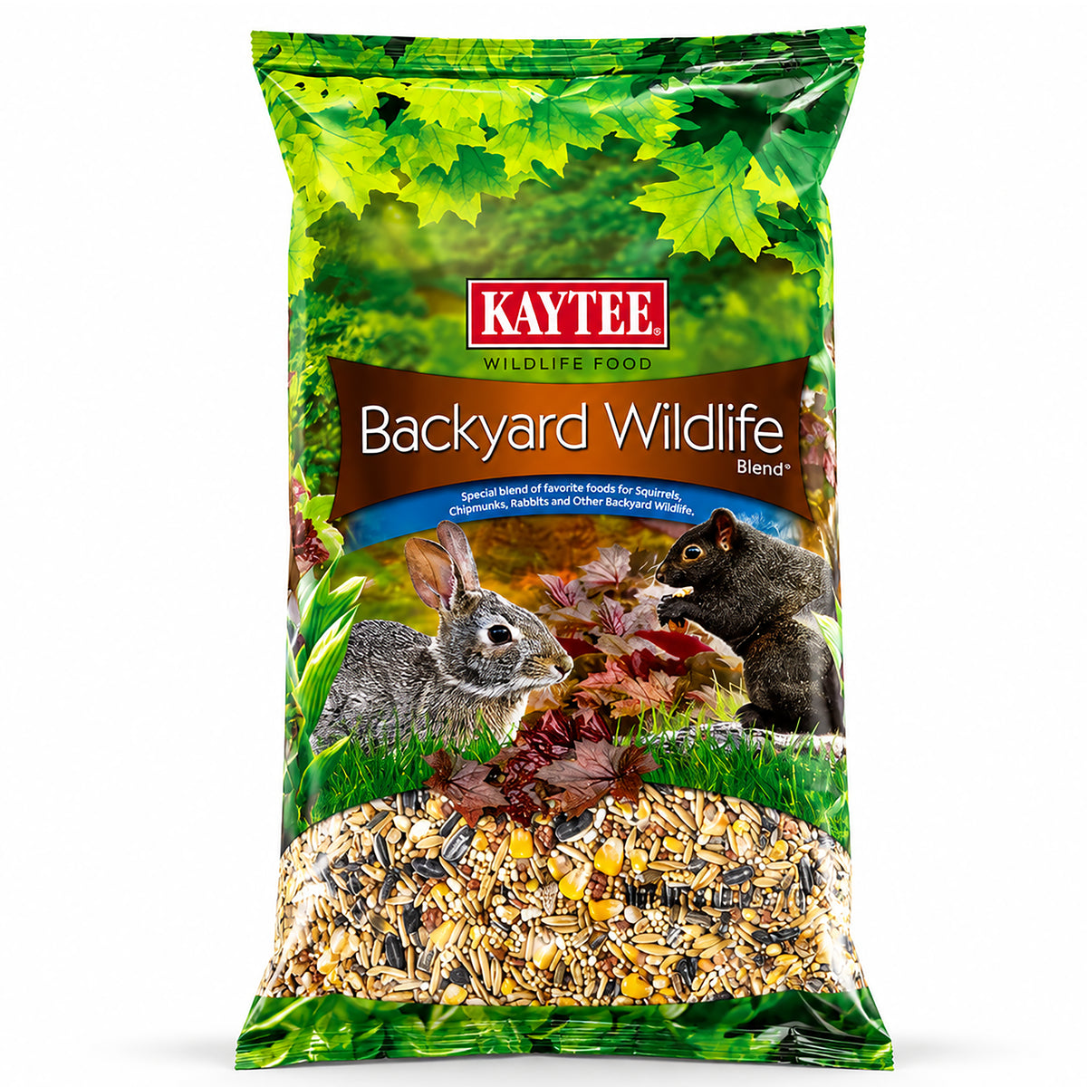 Front of Kaytee Backyard Wildlife Blend Food 5-lb