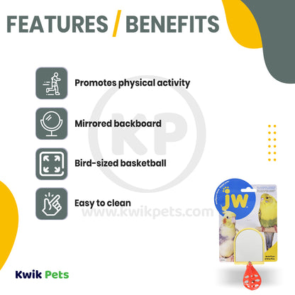 JW Pet ActiviToy Punching Bag Bird Toy Multicolor Small/Medium