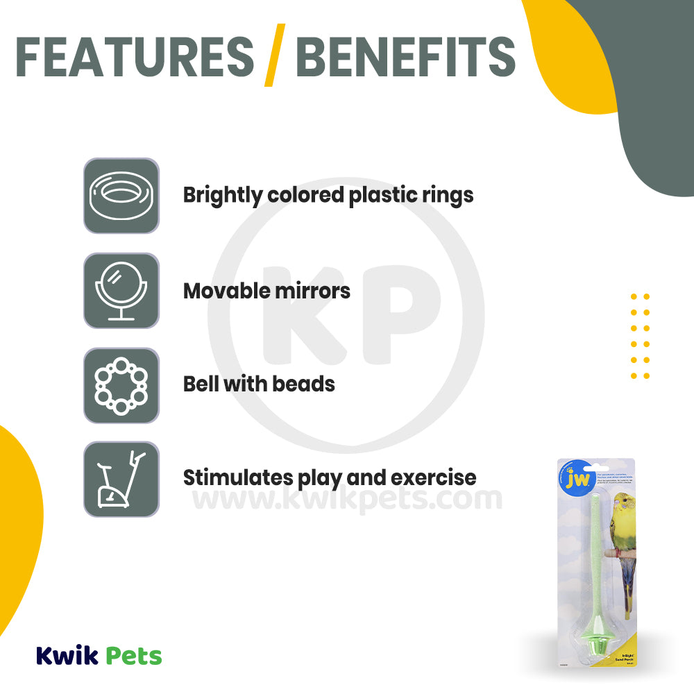 JW Pet Sand Perch for Bird Assorted Small