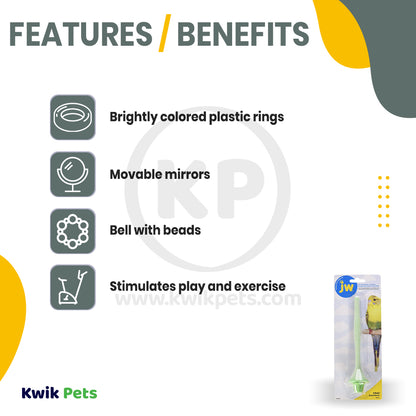 JW Pet Sand Perch for Bird Assorted Small