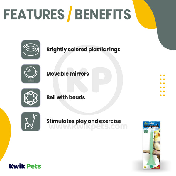 JW Pet Sand Perch for Bird Assorted Regular