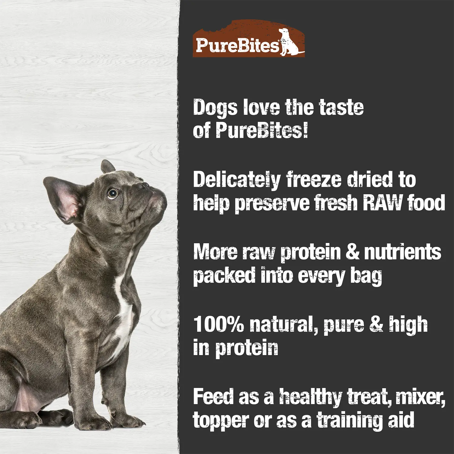 Features of PureBites Turkey Breast Freeze-Dried Dog Treats 2.47-oz
