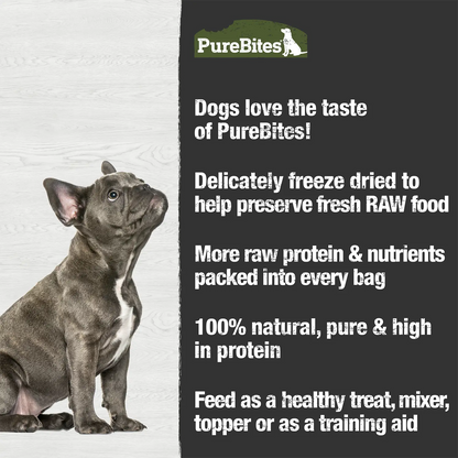 Features of PureBites Beef Liver Freeze-Dried Dog Treats 2-oz