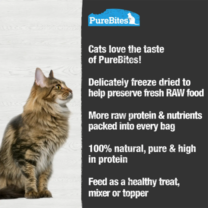 PureBites Wild-Caught Tuna Freeze-Dried Cat Treats 1.8-oz, Kwik Pets