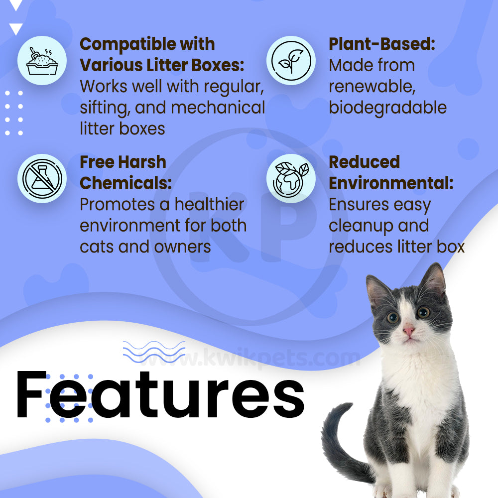 Features of Boxiecat Air Lightweight Extra Strength Premium Clumping Cat Litter 6.5-lb