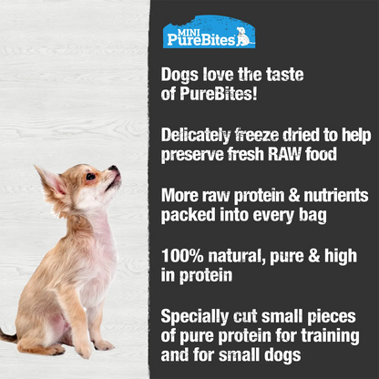 Features of PureBites Mini-Trainers Lamb Liver Freeze-Dried Pure Dog Treats 2.4-oz