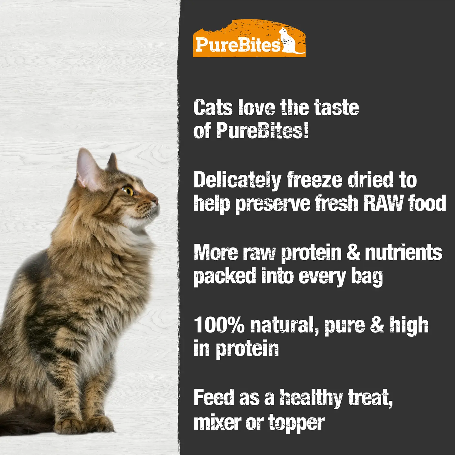 Features of PureBites Duck Liver Freeze-Dried Cat Treats 1.05-oz