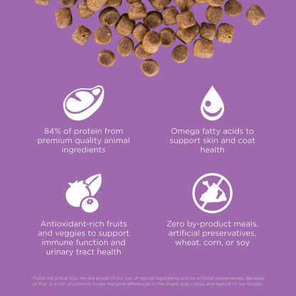 Features of Petcurean Go! Solutions Carnivore Grain-Free Dry Cat Food Chicken Turkey & Duck Recipe 3-lb