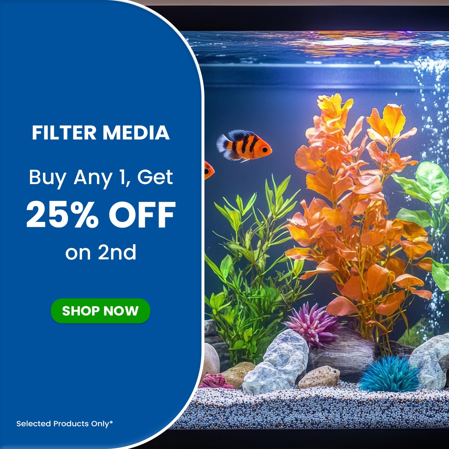 Get 25% off on 2nd on Filter Media