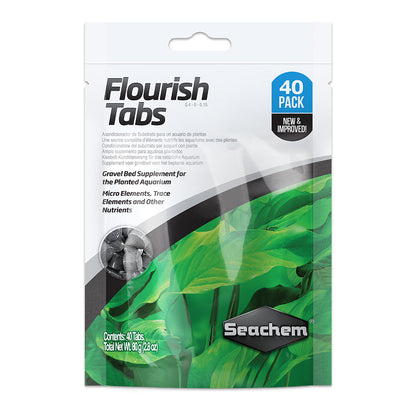 Front of Seachem Laboratories Flourish Tabs Plant Supplement 2.8-oz 40 Count