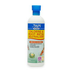 API Pond Chlorine & Heavy Metal Neutralizer 16-oz