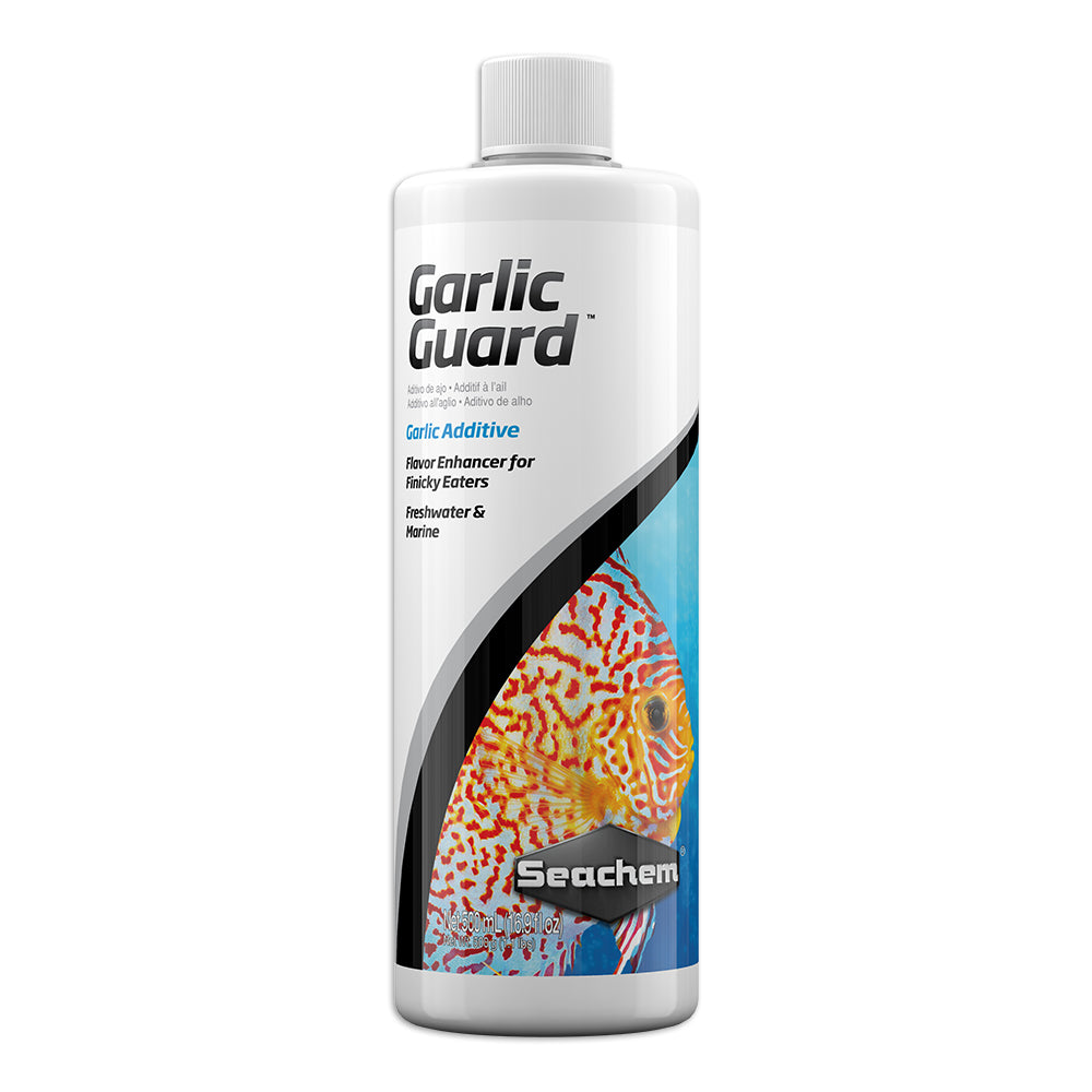 Front of Seachem Laboratories GarlicGuard Concentrated Garlic Supplement 17-oz