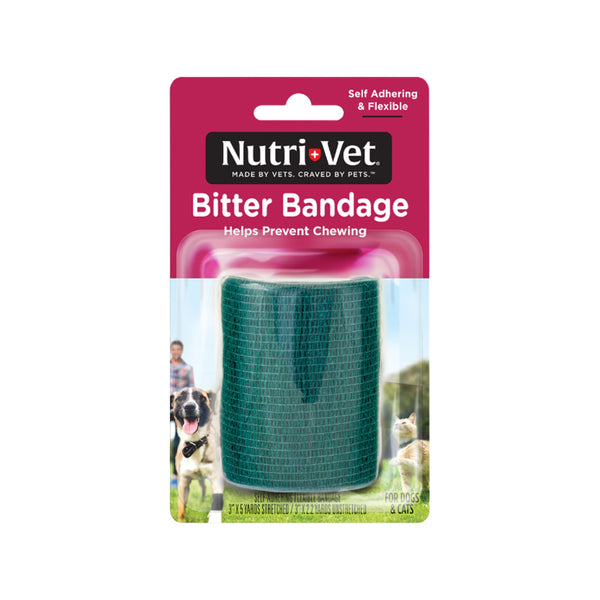 Front of Nutri-Vet Bitter Bandage for Dogs & Cats 3 in
