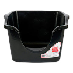 Nature's Mircale High-Sided Cat Litter Box Black