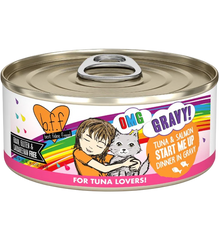 Weruva B.F.F. OMG Tuna & Salmon Start Me Up Dinner in Gravy Wet Cat Food 5.5-oz