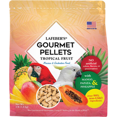 Lafeber Tropical Fruit Gourmet Pellets Macaw & Cockatoo Bird Food 4-lb