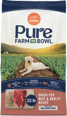 CANIDAE PURE Goodness Wholesome Grains Adult Dry Dog Food Real Angus Beef & Barley 22-lb