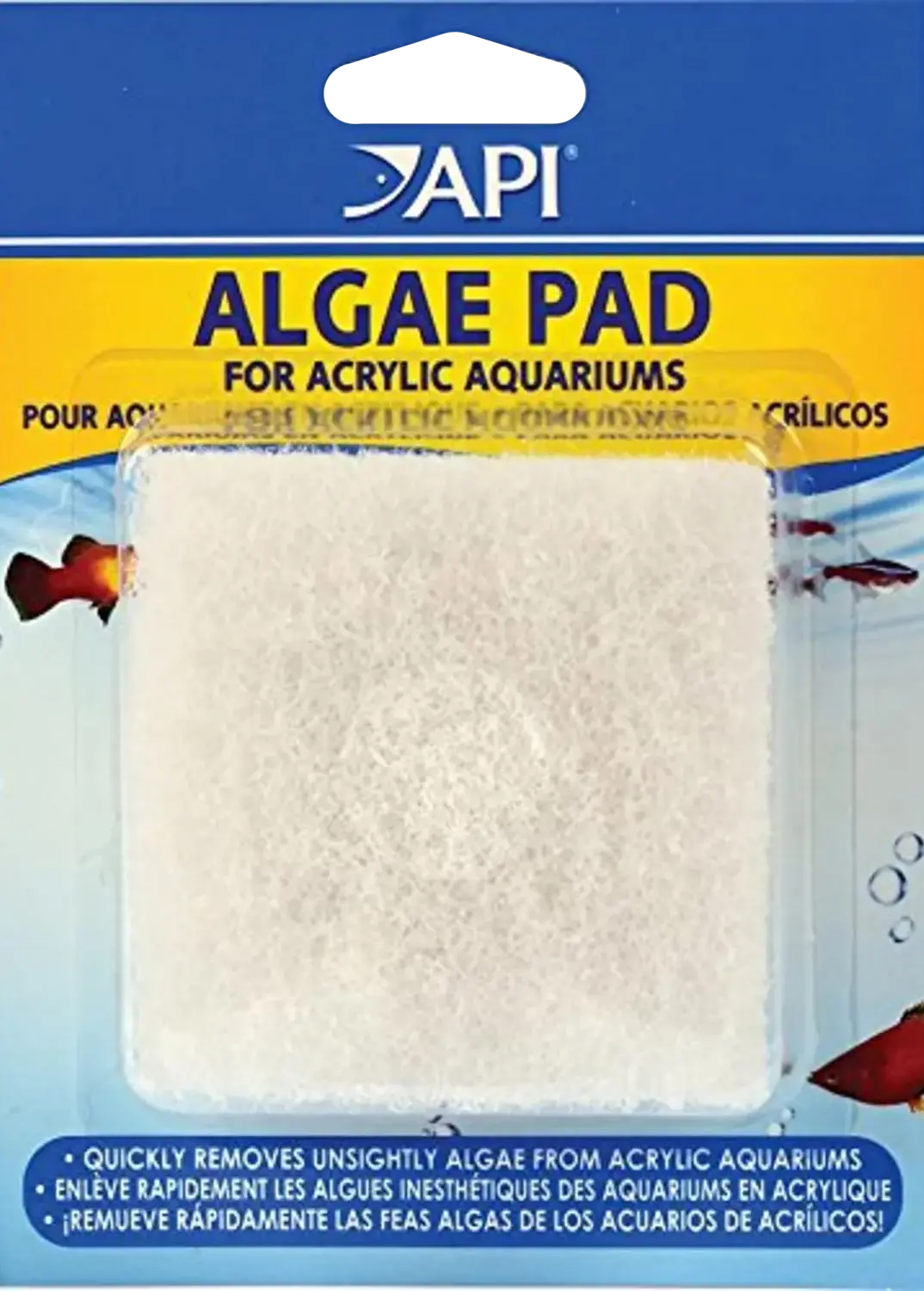 Front of API Algae Pad for Acrylic Aquariums