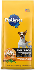 Pedigree Complete Nutrition Adult Dry Small Dog Food Roasted Chicken, Rice & Vegetable 3.5-lb