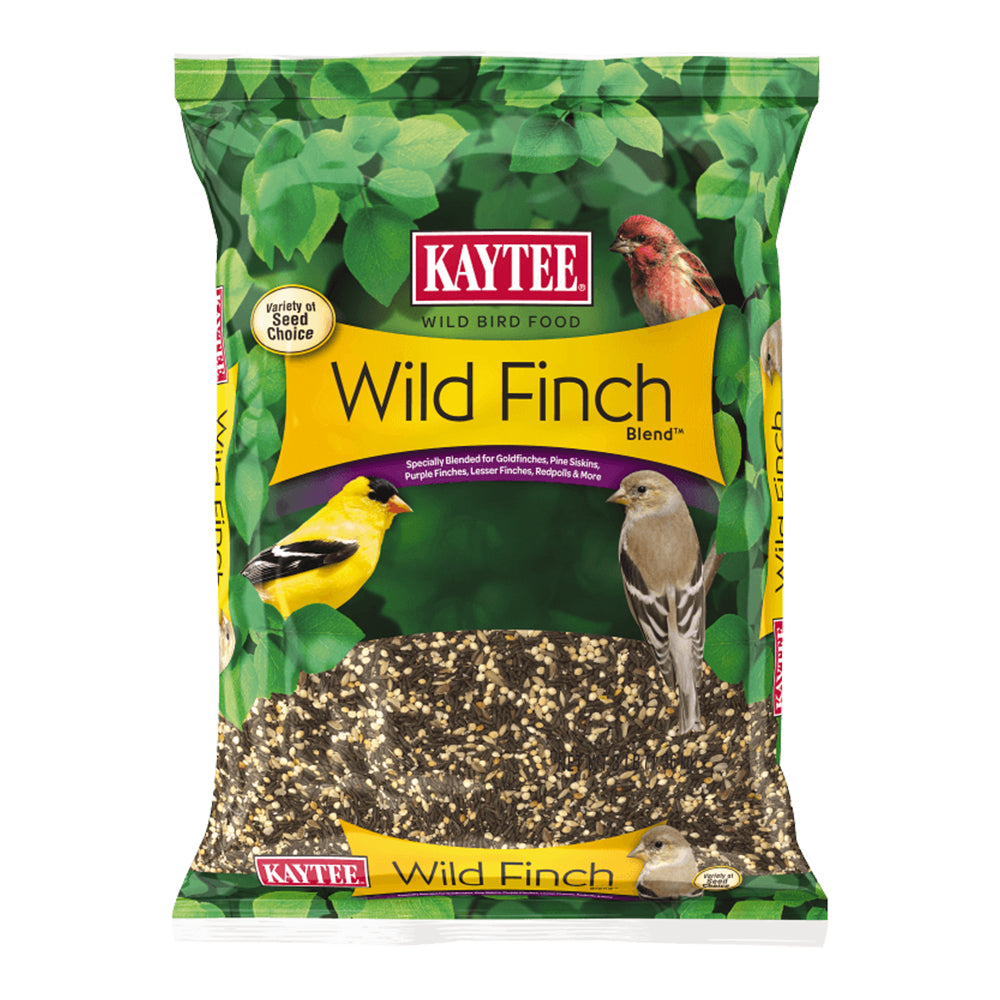 Front of Kaytee Wild Finch Blend Wild Bird Food 3-lb