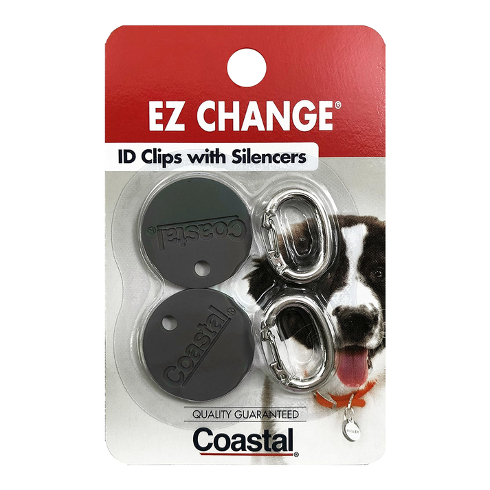 Coastal EZ Change Dog ID Clip with Silencer