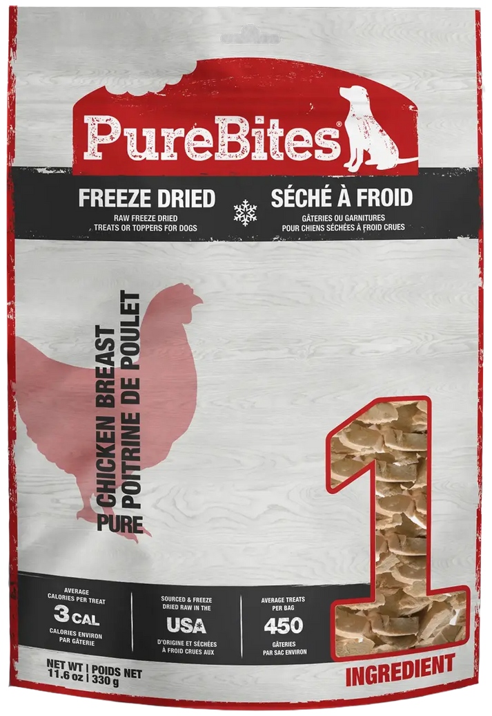 PureBites Chicken Breast Freeze-Dried Dog Treats 11.6-oz
