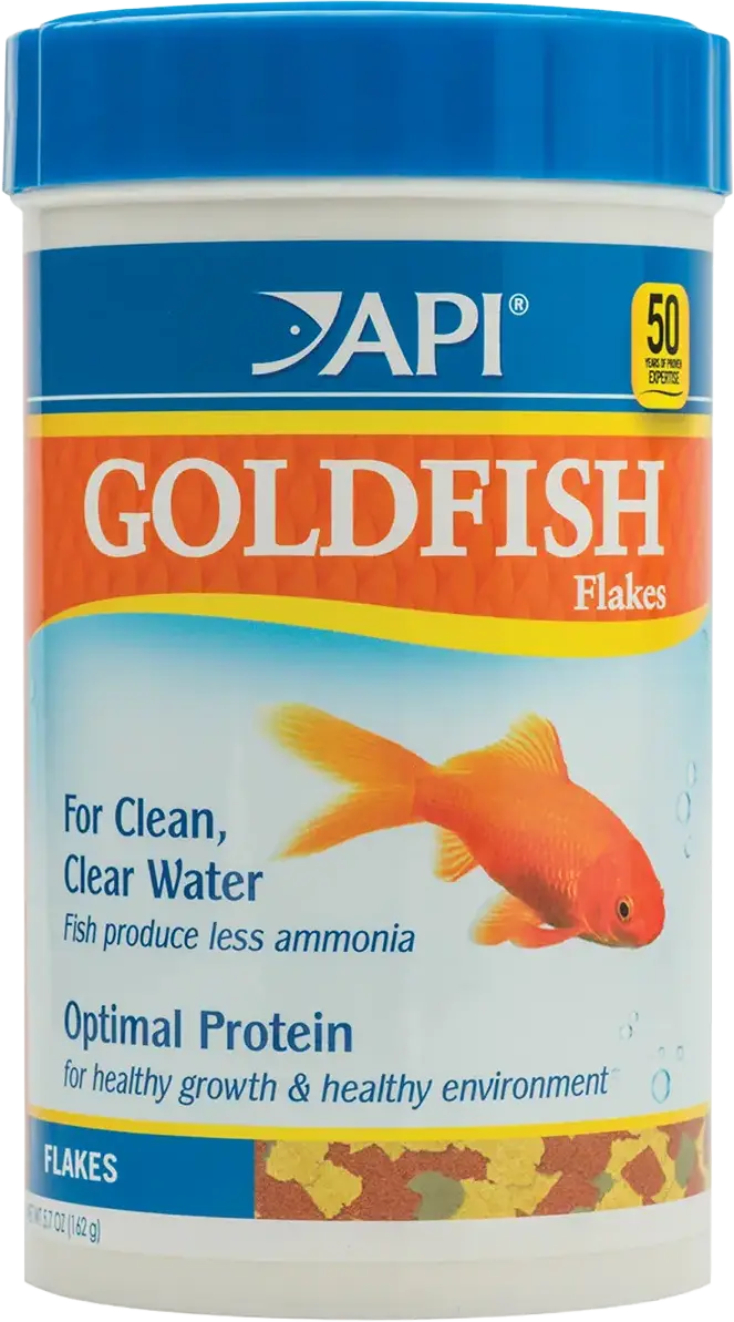 Front of API Goldfish Premium Flakes Fish Food 5.7-oz