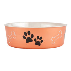 Loving Pets Metallic Dog Bowl Copper Large