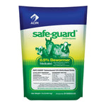Front of ADM Safe-Guard 0.5% Multi-Species Dewormer 1-lb