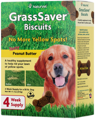 NaturVet GrassSaver Dog Biscuits Peanut Butter 11.1-oz