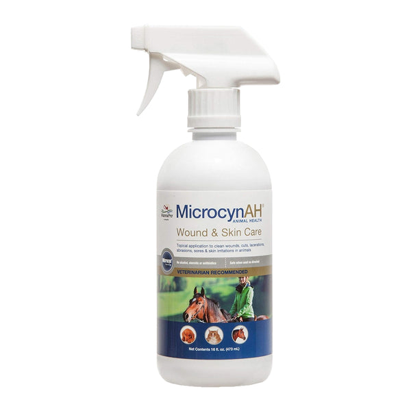 Front of MicrocynAH Wound & Skin Care 16-oz