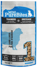 PureBites Mini-Trainers Lamb Liver Freeze-Dried Pure Dog Treats 2.4-oz