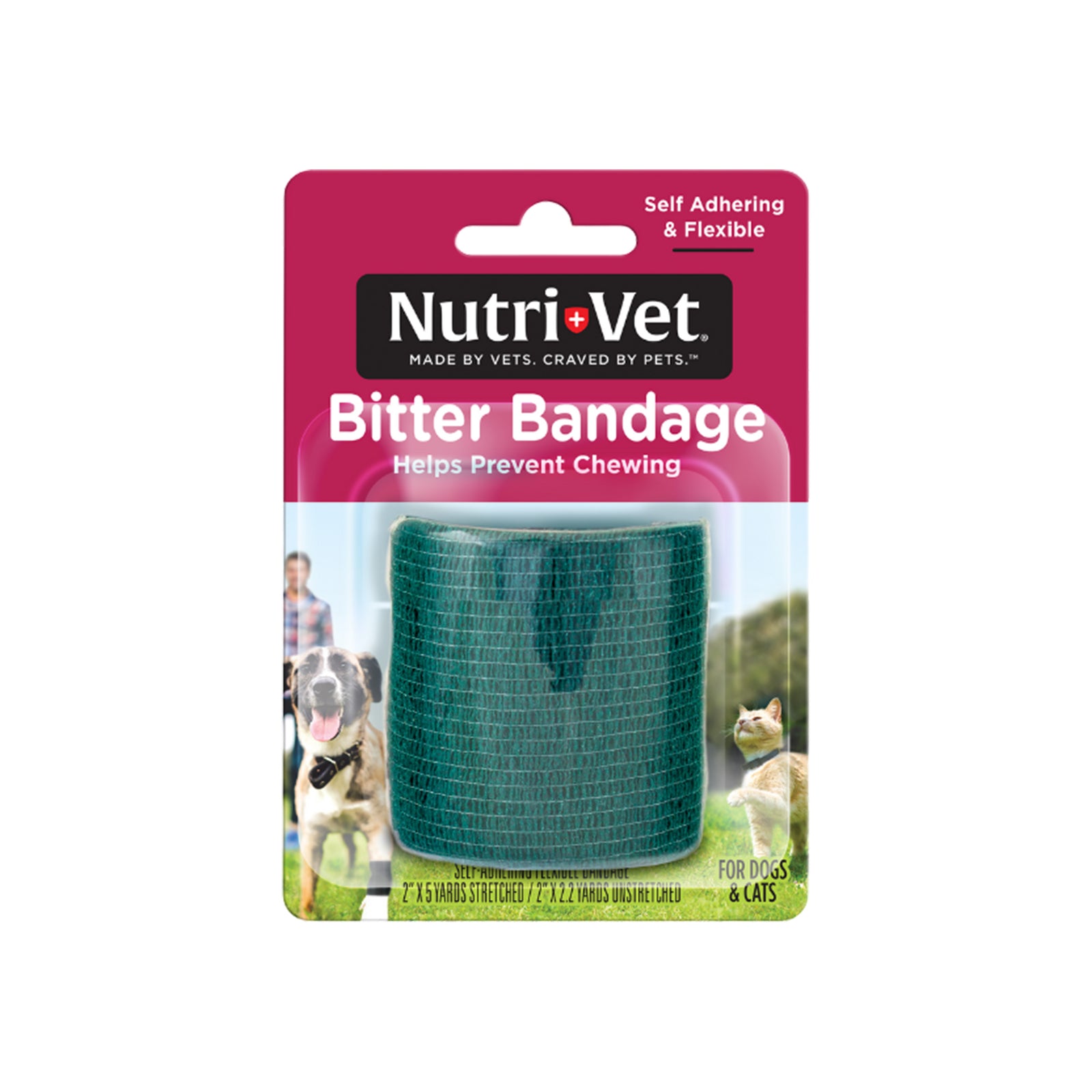 Front of Nutri-Vet 2 inches Assorted Bitter Bandage