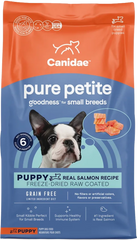 CANIDAE PURE Petite Goodness for Small Breed Freeze-Dried Raw Coated Adult Dry Dog Food Salmon 4-lb