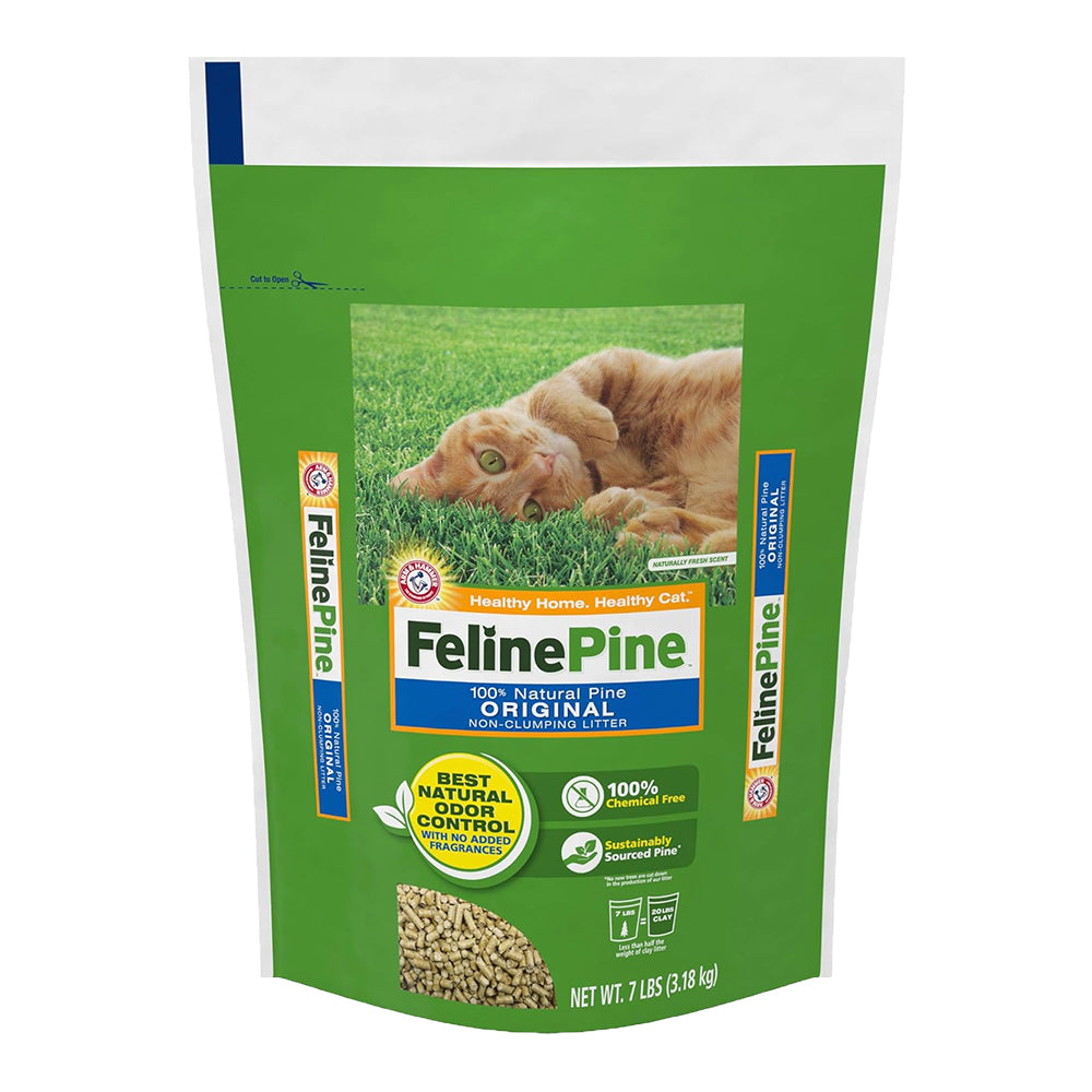 Feline Pine Original Non-Clumping Natural Pine Cat Litter