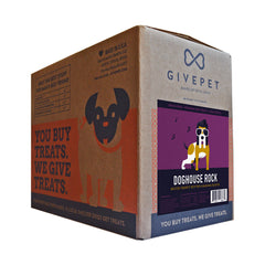 Givepet Dog House Rock Grain-Free Premium Dog Treats Bacon Peanut Butter & Banana 9.5-lb Bulk
